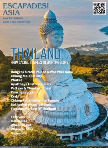 Escapades! Asia Magazine - January 2026 cover