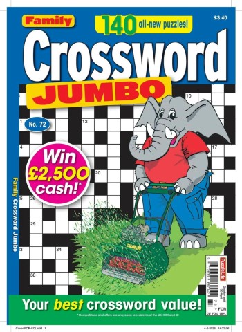 Family Crossword Jumbo - April 2026 cover