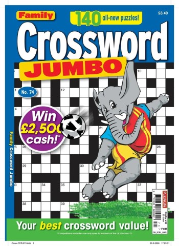 Family Crossword Jumbo - May 2026 cover