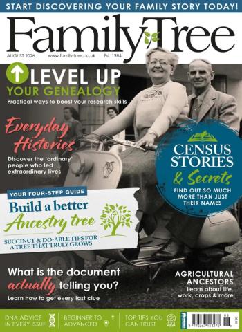 Family Tree UK - August 2026 cover