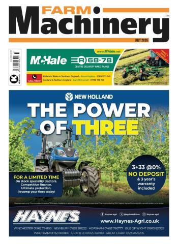 Farm Machinery - July 2026 cover