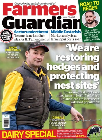 Farmers Guardian - 13 March 2026 cover