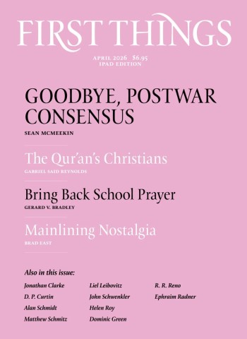 First Things - April 2026 cover
