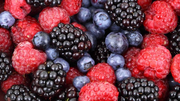 Raspberries Blackberries Blueberries Berries Wallpaper