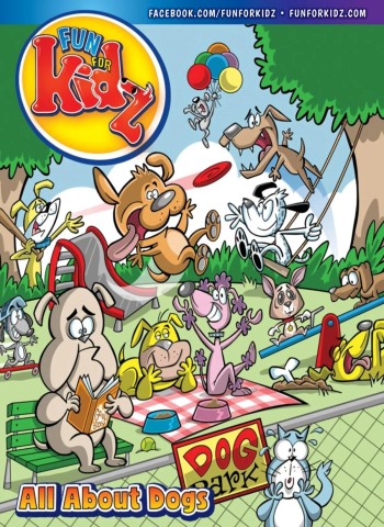 Fun For Kidz Magazine - All About Dogs 2026 cover