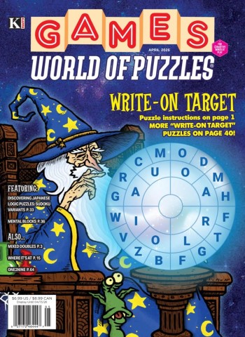 Games World of Puzzles - April 2026 cover