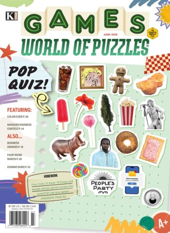 Games World of Puzzles - June 2026 cover