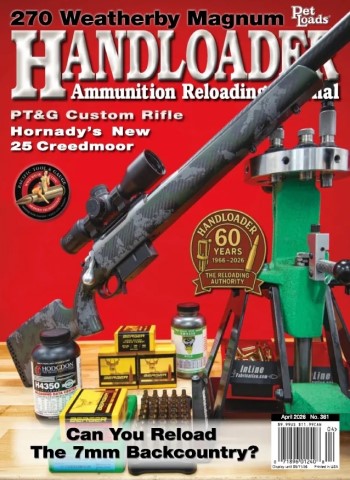 Handloader Magazine - April 2026 cover
