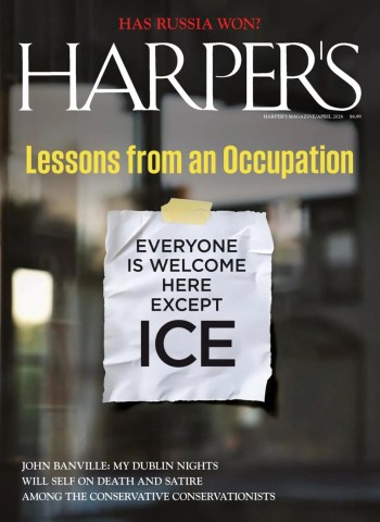 Harper's Magazine - April 2026 cover