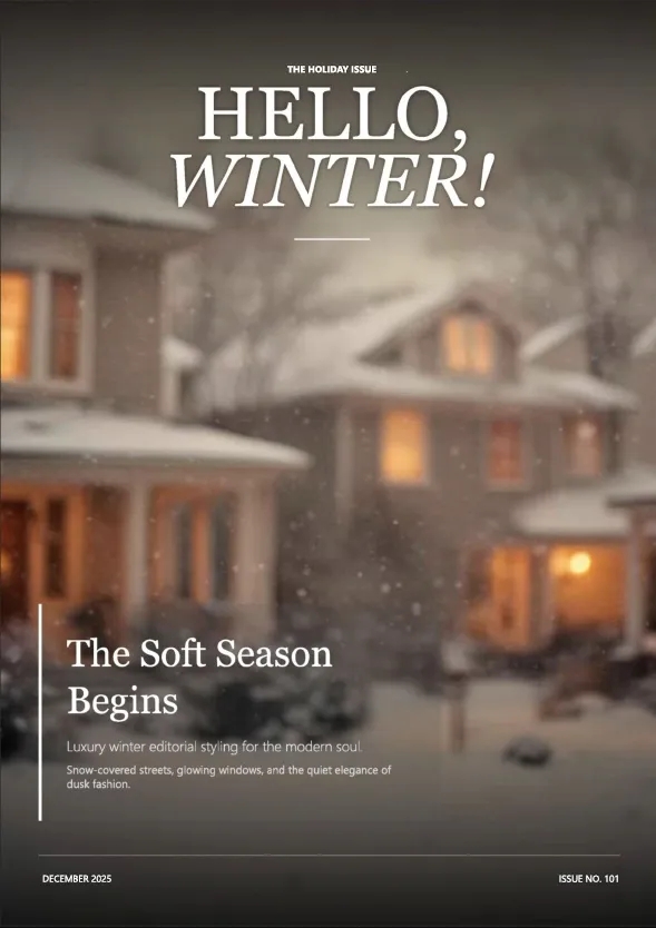 Hello, Winter! Magazine - December 2025 cover
