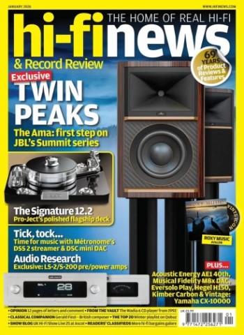 Hi-Fi News - January 2026 Magazine