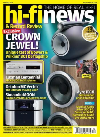 Hi-Fi News - October 2026 cover