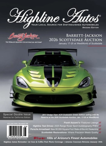 Highline Autos - Volume XXII, Number 8 2026 Magazine
