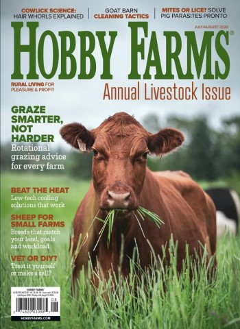 Hobby Farms - July-August 2026 cover