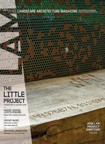 Landscape Architecture Magazine USA - December 2025 Magazine