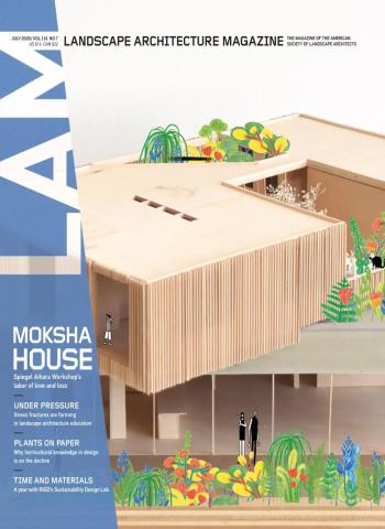 Landscape Architecture Magazine USA - July 2026 cover