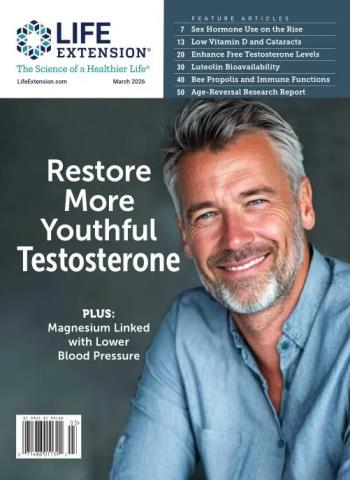 Life Extension Magazine - March 2026 cover