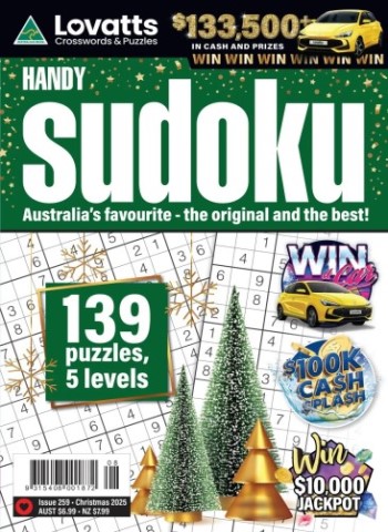 Lovatts Handy Sudoku - Issue 259 2025 Magazine