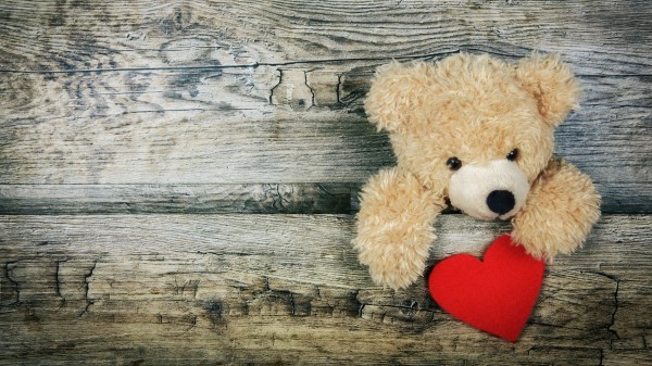 Teddy Bear Heart Valentines Day Love Wallpaper