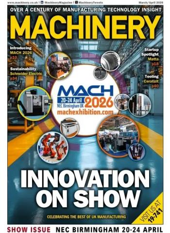 Machinery - March-April 2026 cover