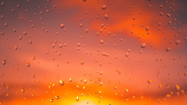 Glass Drops Surface Light Wallpaper