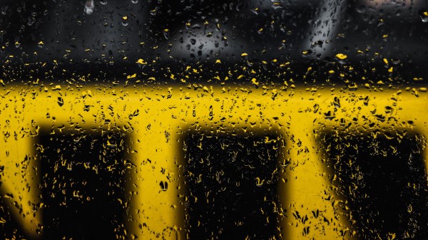 Rain Drops Glass Wallpaper