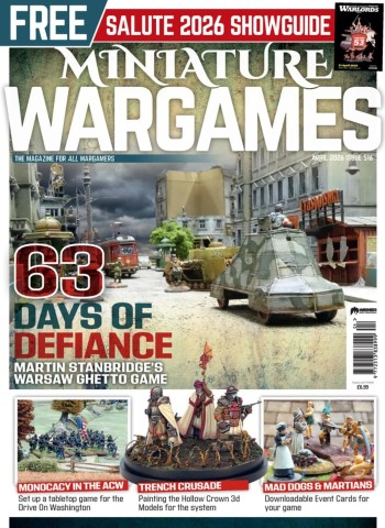 Miniature Wargames - April 2026 cover