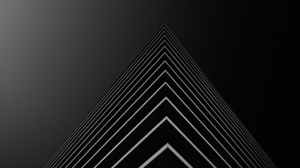 Architecture Bw Symmetry Minimalism Wallpaper
