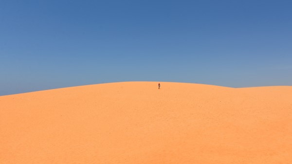 Desert Sand Man Wallpaper