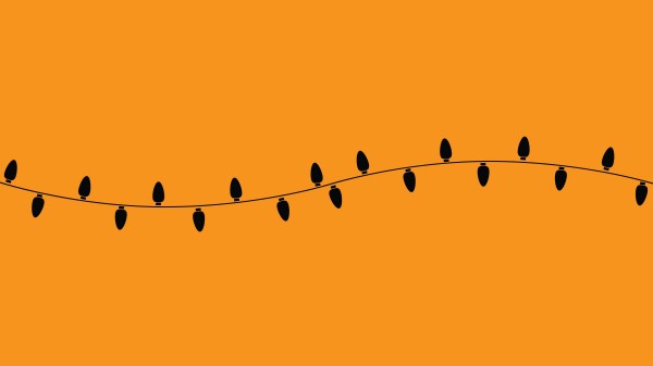 Garland Light Bulb Vector wallpaper