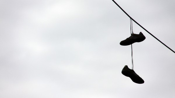 Sneakers Bw Wire Wallpaper