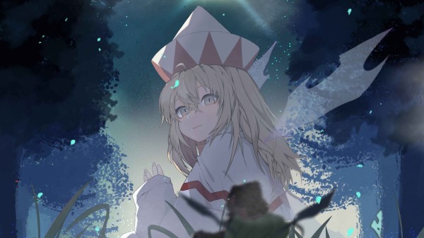 Anime Touhou Lily White 5k wallpaper