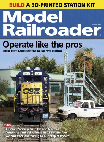 Model Railroader - March 2026 cover