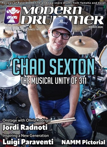 Modern Drummer Magazine - March 2026 cover