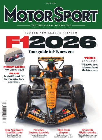 Motor Sport Magazine - April 2026 cover