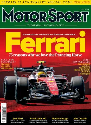 Motor Sport Magazine - July 2026 cover
