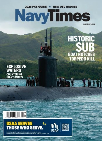 Navy Times - April 2026 cover