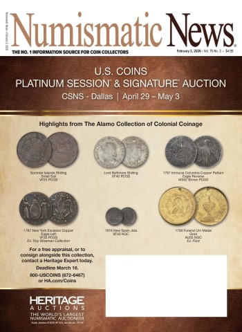 Numismatic News - February 3, 2026 cover
