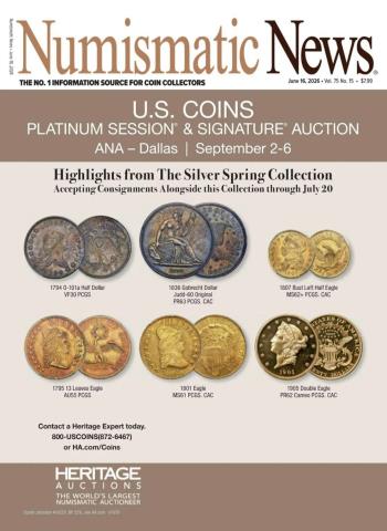Numismatic News - June 16, 2026 cover