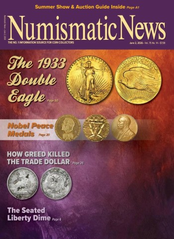 Numismatic News - June 2 2026 cover