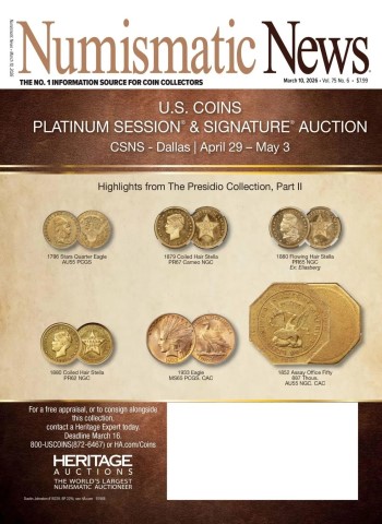 Numismatic News - March 10, 2026 cover