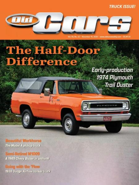 Old Cars Weekly - November 15, 2026 cover