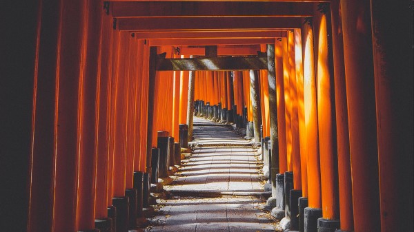 Tunnel Corridor Dark wallpaper