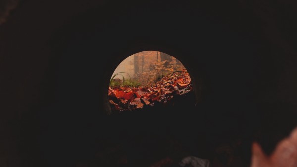 Tunnel Pipe Dark wallpaper