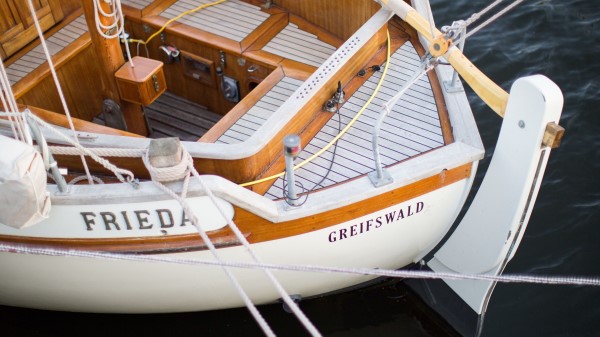 Yacht Ship Frieda Greifswald wallpaper