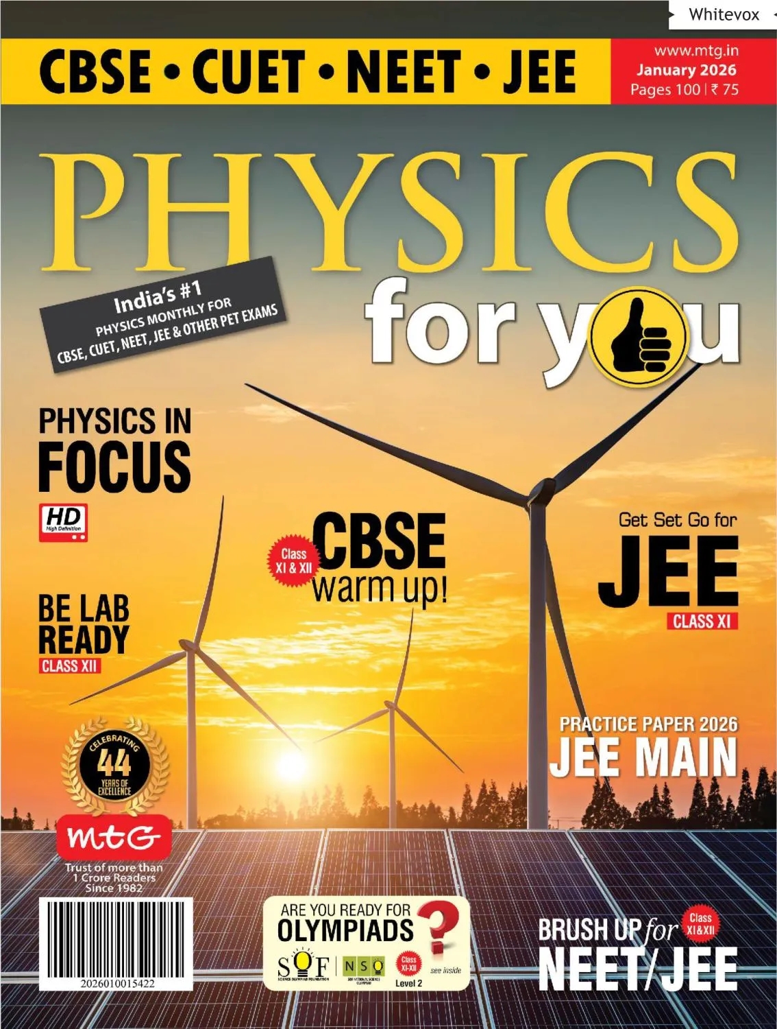Physics For You - January 2026 Magazine