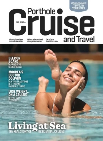 Front cover of Porthole Cruise and Travel - February 2026 magazine issue