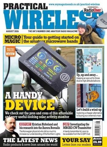 Practical Wireless - August 2026 cover