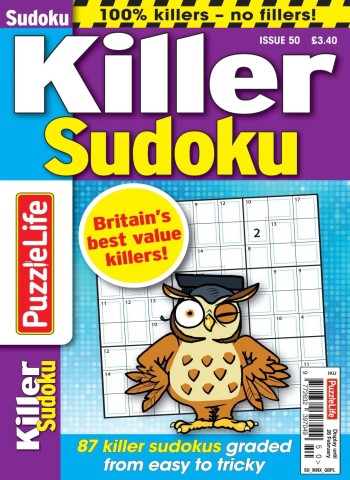 PuzzleLife Killer Sudoku - Issue 50 2026 cover