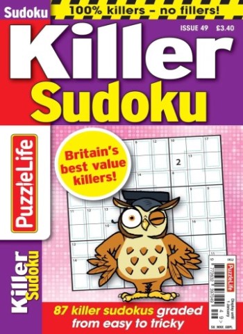 PuzzleLife Killer Sudoku - November 2025 Magazine